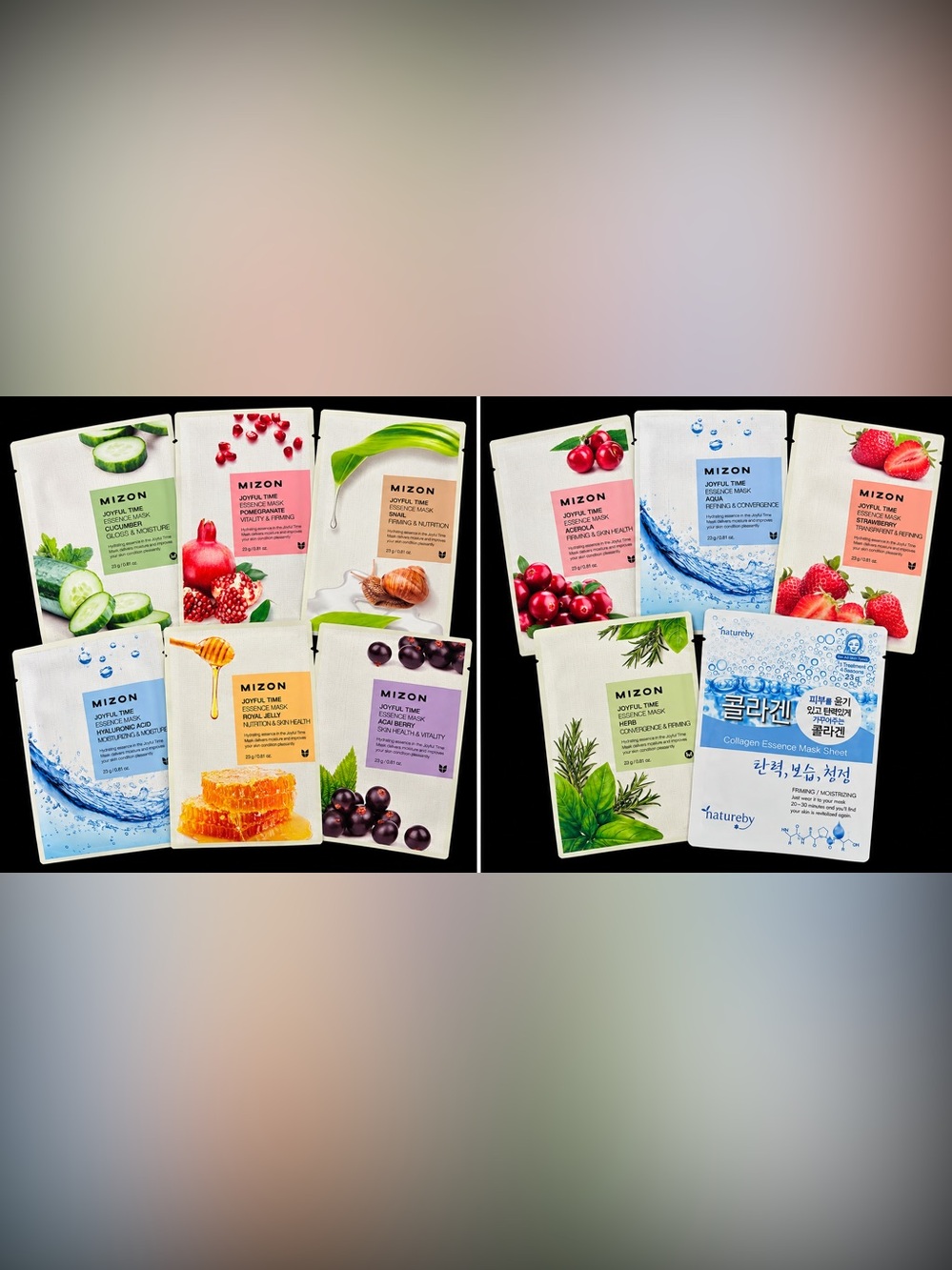 Korean K-Beauty Sheet Masks Variety Bundle – 11 New Masks